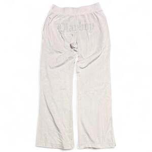 Playboy Rhinestone Velour Lounge Pants Pink Size XS